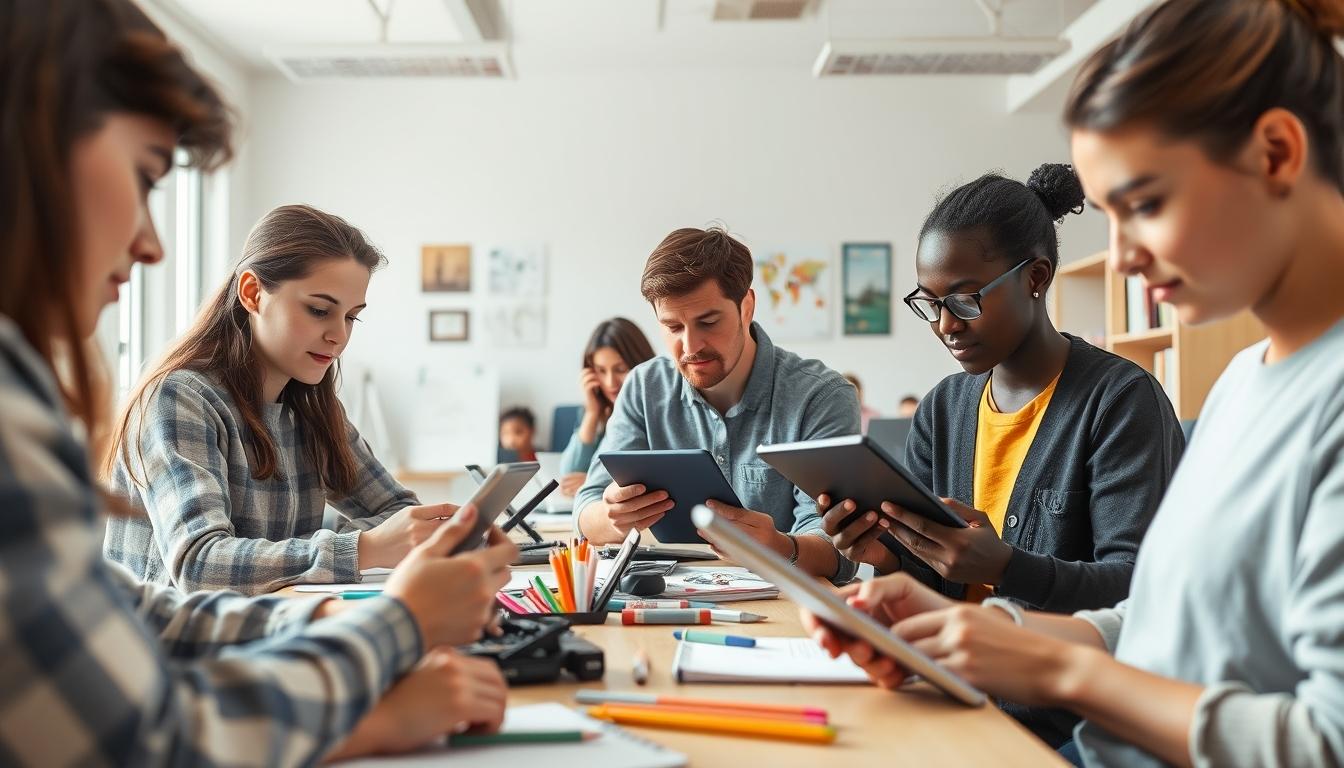 Modern university campus for students