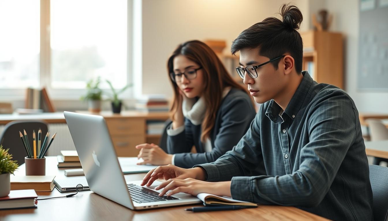 Organized study environment supporting productive learning
